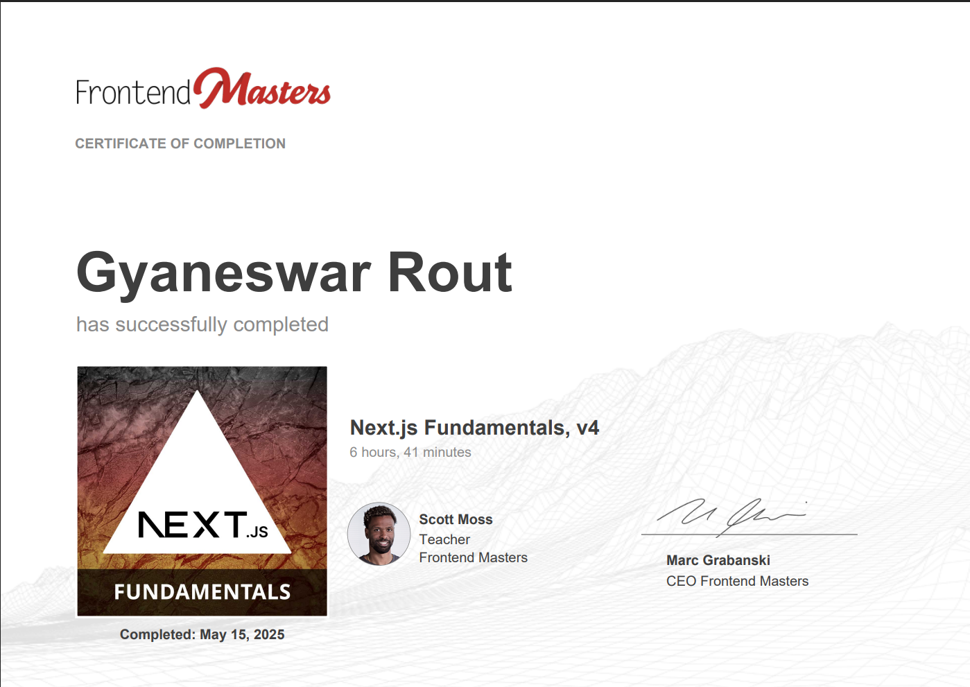 Next.js Fundamentals
